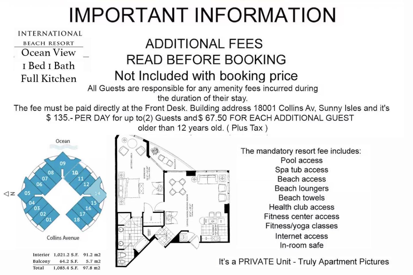 Hotel International Beach Tump Resort Ocean View 1100 Sf 1 Bed 1Bth Privately Owned Sunny Isles Miami Beach Exterior foto